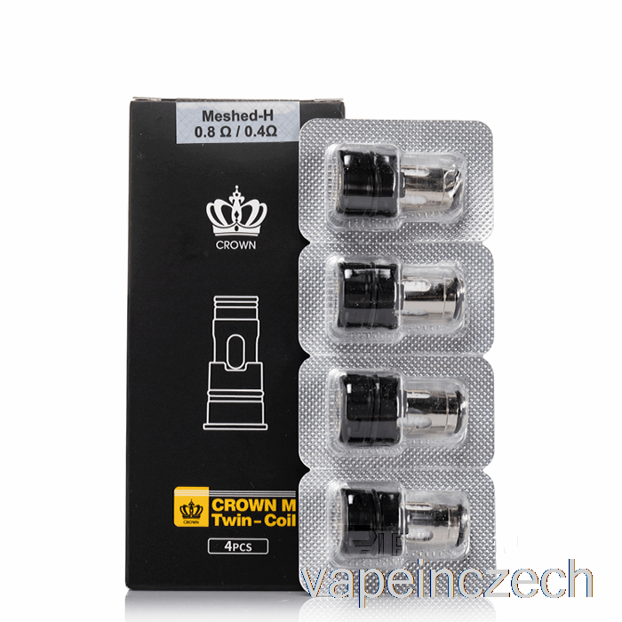 Uwell Crown M Náhradní Cívky 0,4/0,8 Ohm Crown M Twin Coils Vape Bez Nikotinu